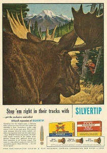 winchester 1955 moose ammo ad