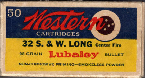 Weston .32 S&W Long 98 gr. ammo box