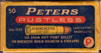 Peters .32 Winchester (32-20) 100 gr.ammo box