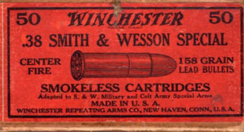 Win. .38 Smith & Western Special, Adapted to S & W military and Colt Army Special Arms