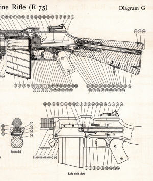 1939 Colt automatic machine guns handbook fold out 3
