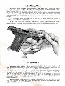 Colt 1908 auto pistol M77-6th, 4th page