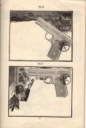 1915 Colt's cuts for dealers hand book blank dealer ads 1
