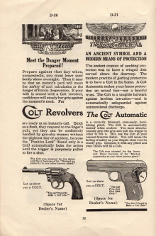 1915 Colt's printing cuts for dealers handbook page 13
