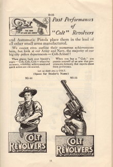 1915 Colt's printing cuts for dealers handbook page 16