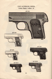 1915 Colt's printing cuts for dealers handbook page 32