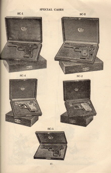1915 Colt's printing cuts for dealers handbook page 37