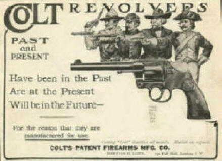  1919 Colt ad with historical theme