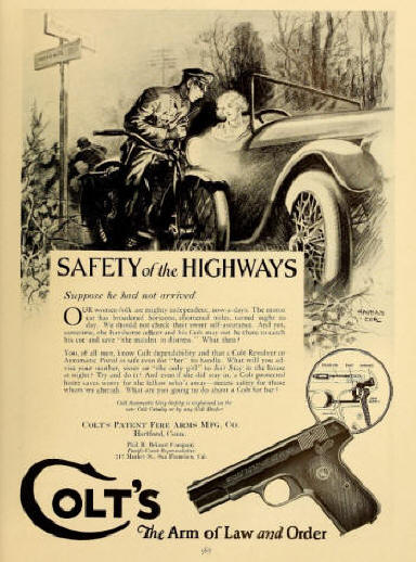 1920's Colt ads featuring women and safety issues