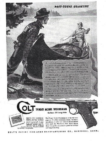 1940s Colt post-War ad 