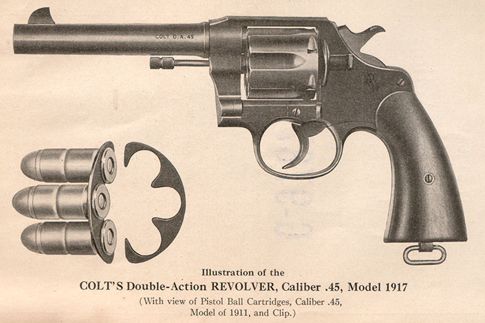 Colt 1917 shows the ?half-moon? clip