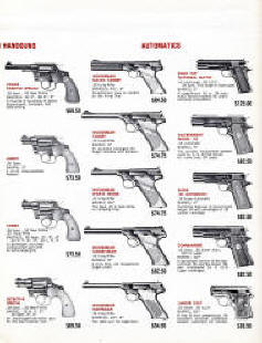 1965 colt catalog showing various guns