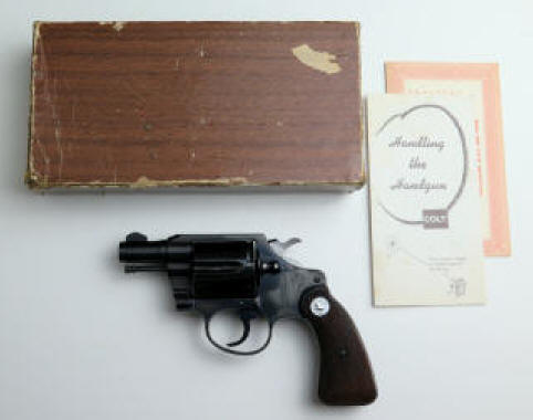 1964 Colt 'Detective Special' 2nd Version, blue with paper and  box