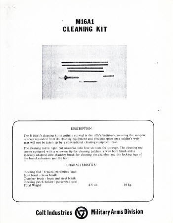 Colt M16A1 Cleaning Kit