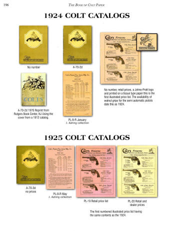 Colt 1925 catalog in Ogle's book