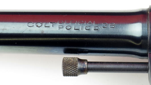 Colt's Official Police Model Revolver .38, 6 in. barrel, 1926