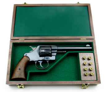 Colt U.S. Army M1894 Revolver, (mfg. 1895) in display case-2