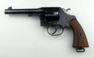 U. S. Army Colt M1917 .45 cal. Revolver left side