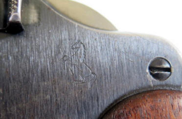 rough military finish on Army  M1917 revolver