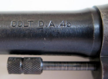 Colt Double Action .45 marking