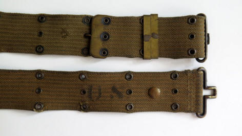 'U.S.' marked web belt 