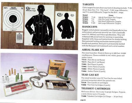 Colt law enforcement accessories display ad