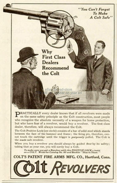 1914 Colt ad for their Finest Dealers