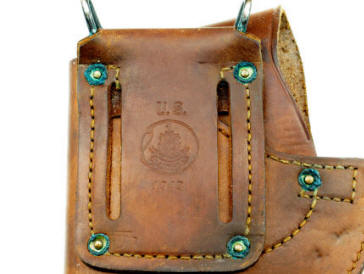 Colt 1943 Commando holster back side imprint