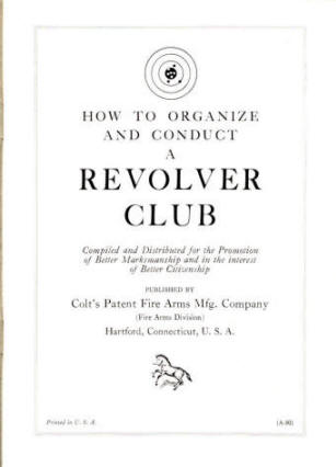 How to Organize and Conduct a Revolver Club page 1