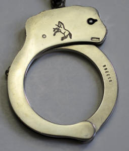  Colt handcuffs the second issue, c.1974 Colt logo