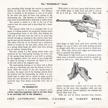 Colt woodsman instructions page 2