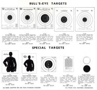 1948 Colt Pistol and Revolver Targets