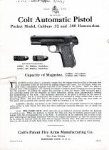 Colt 1908 automatic pistol