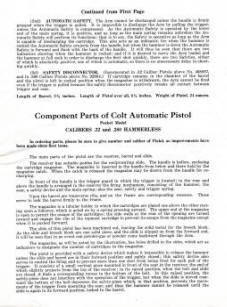 Colt M1908 Automatic Pistol, Hammerless -2