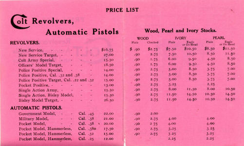 1912 pink price list second page