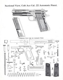 Colt Automatic Pistol 'Ace' .22 LR, instructions-1