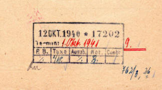 1940 german tax receipt for Colt patents renewal