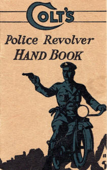 1941 colt's police revolver hand book cover