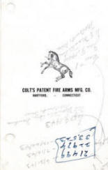 backside of A parts flyer for the Colt Match Target Woodsman Automatic Pistol , 