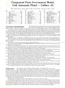 Colt 1947 gov't auto .45 instructions page 3