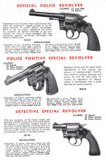 4-9-1950 Colt catalog witih double action revolvers
