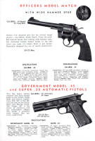 1953 Colt Revolvers and Automatic pistols small arms division panel 3