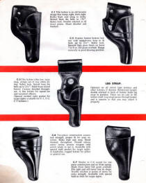 Colt 1957 Custom-made holsters and accessory equipment with price-list; 2