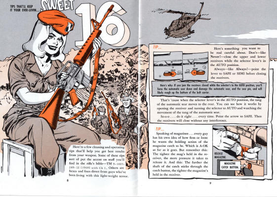 M16 Service and Care booklet 1967 sweek 16