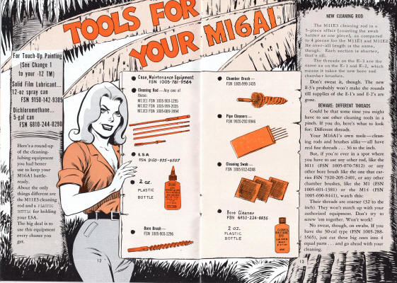 M16 Service and Care booklet 1967 tools for your M16A1