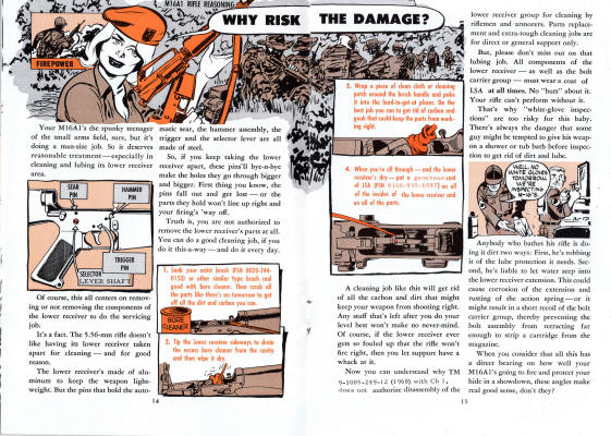 M16 Service and Care booklet 1967 why risk damage