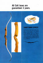 Colt 1963 Archery multi-fold dealer brochure-1