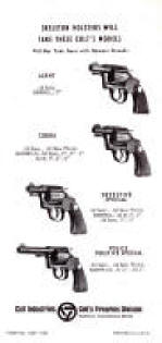 Colt 1964 skeleton holster revolvers that fit