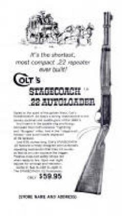 Colt ad made from the printing plate