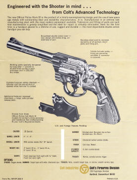 Colt 1969 Official Police Mark III backside